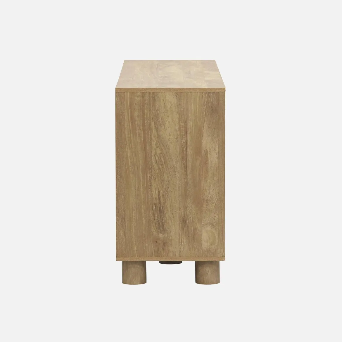 Credenza effetto legno di mango 4 ante, 155cm