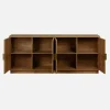 Credenza esotica a 4 ante effetto mango, 180cm