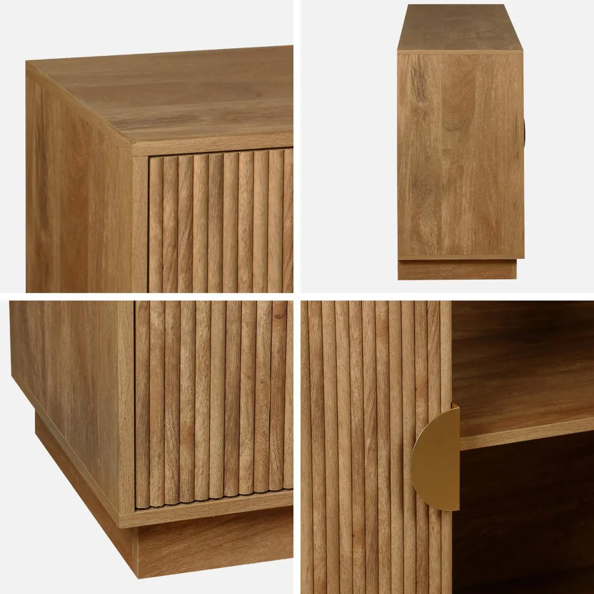 Credenza esotica a 4 ante effetto mango, 180cm