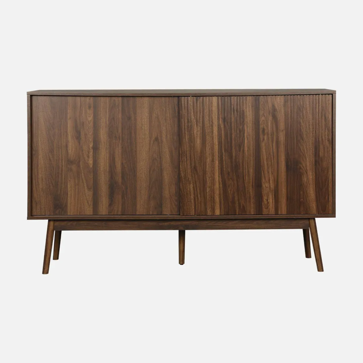 Credenza scandinava a 2 ante effetto legno, 150cm