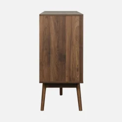 Credenza scandinava a 2 ante effetto legno, 150cm