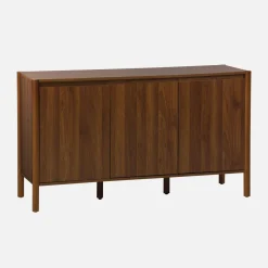 Credenza decorazione legno 3 ante 140cm