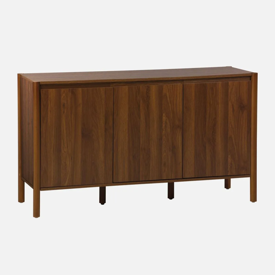 Credenza decorazione legno 3 ante 140cm