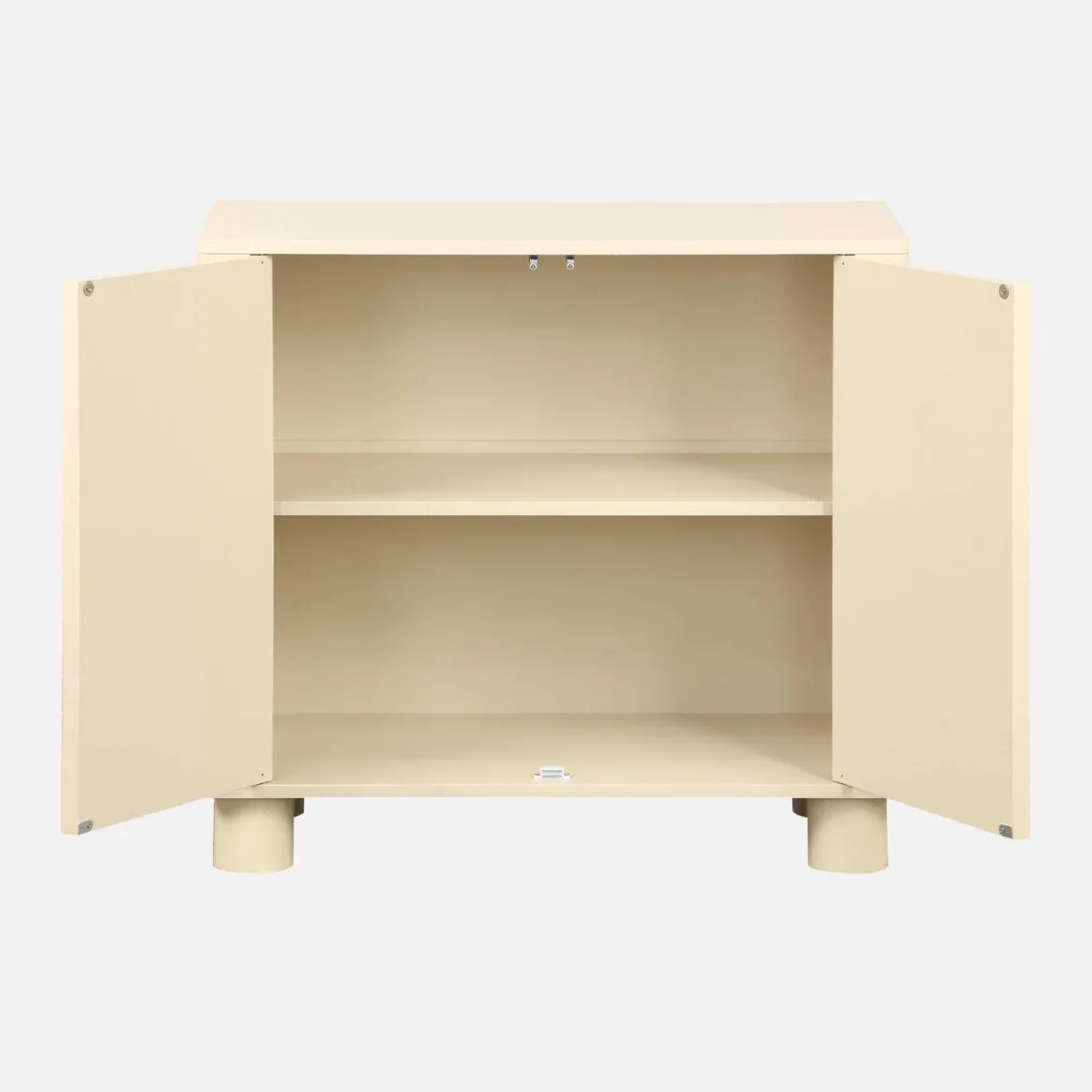 Credenza esotica effetto legno di mango 2 ante, 80cm