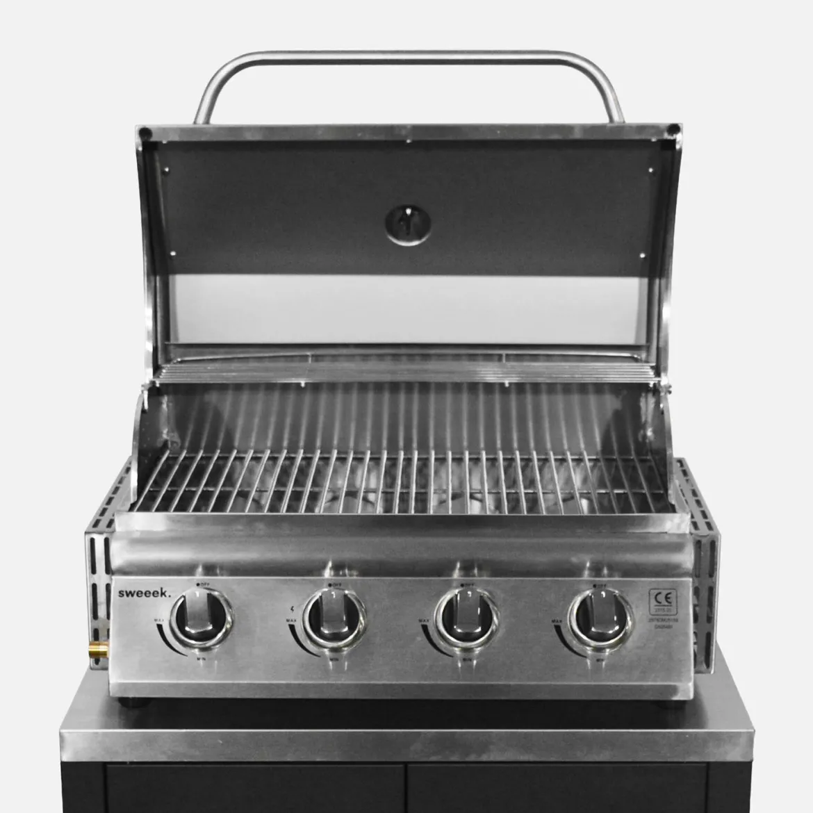 Cucina esterna 5 moduli con barbecue a gas 4 bruciatori