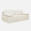 Divano letto bouclé, 3 posti