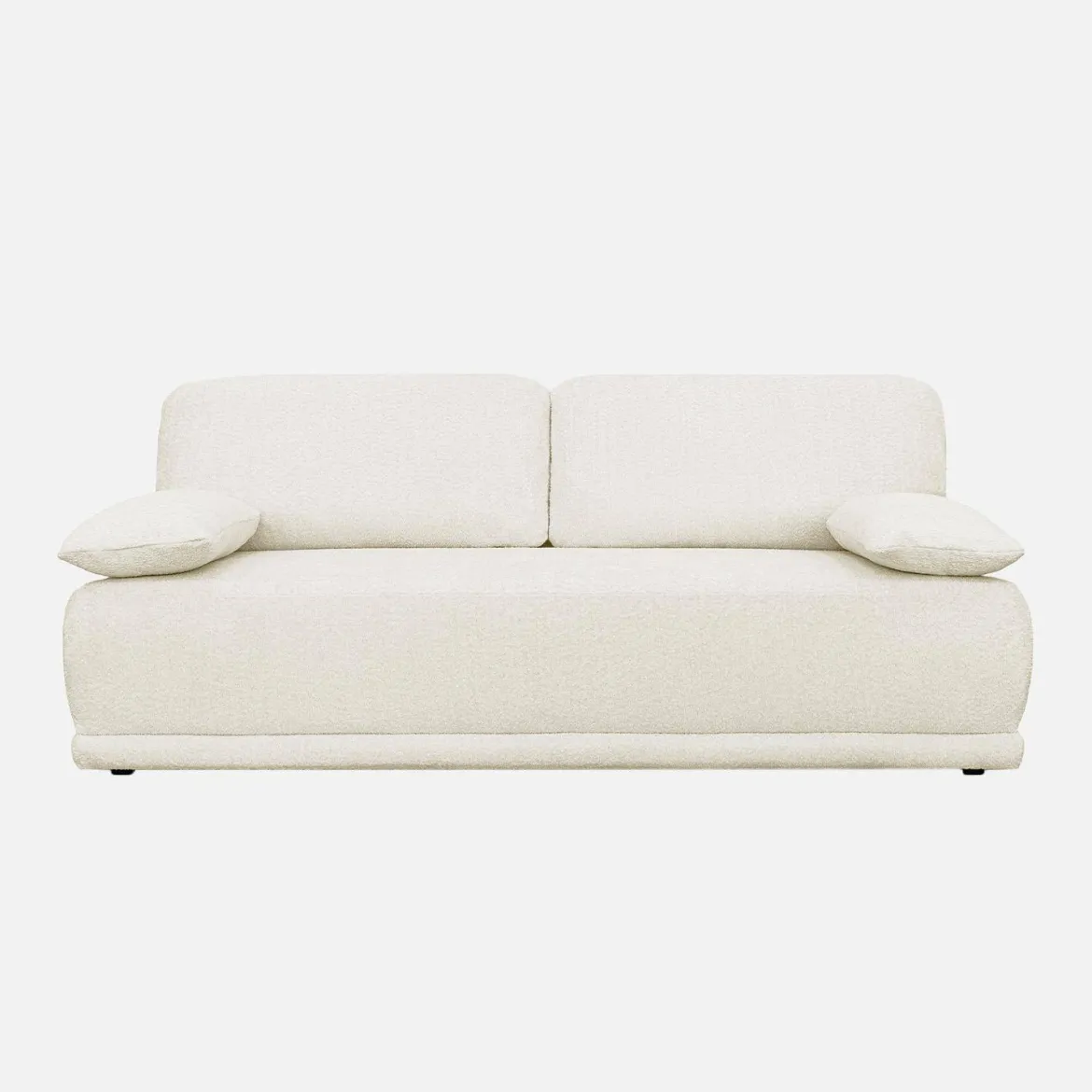 Divano letto bouclé, 3 posti