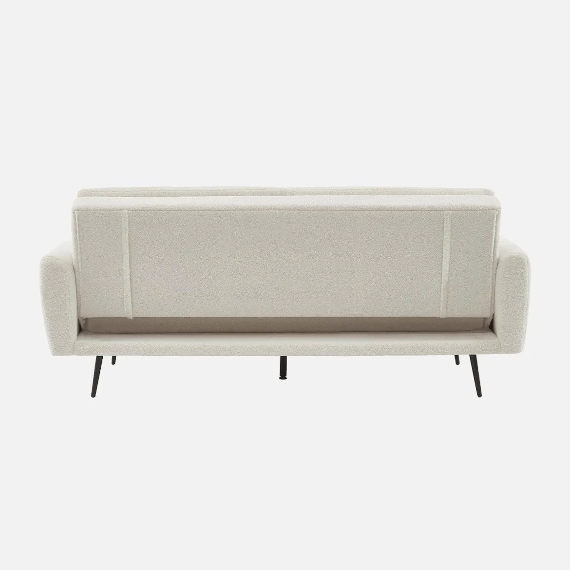Divano letto in bouclé, 2–3 posti
