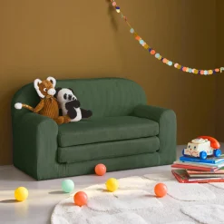 Divano letto per bambini in velluto a coste
