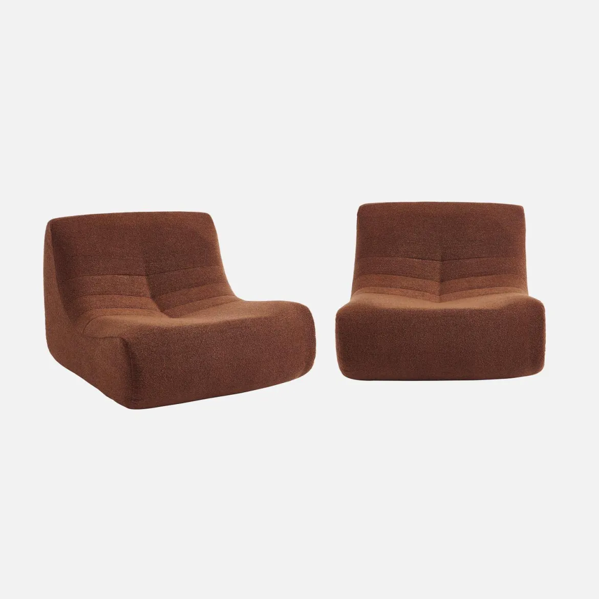 Divano modulare boucle, 2 posti