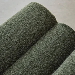 Divano modulare tessuto effetto alpaca, 2 posti