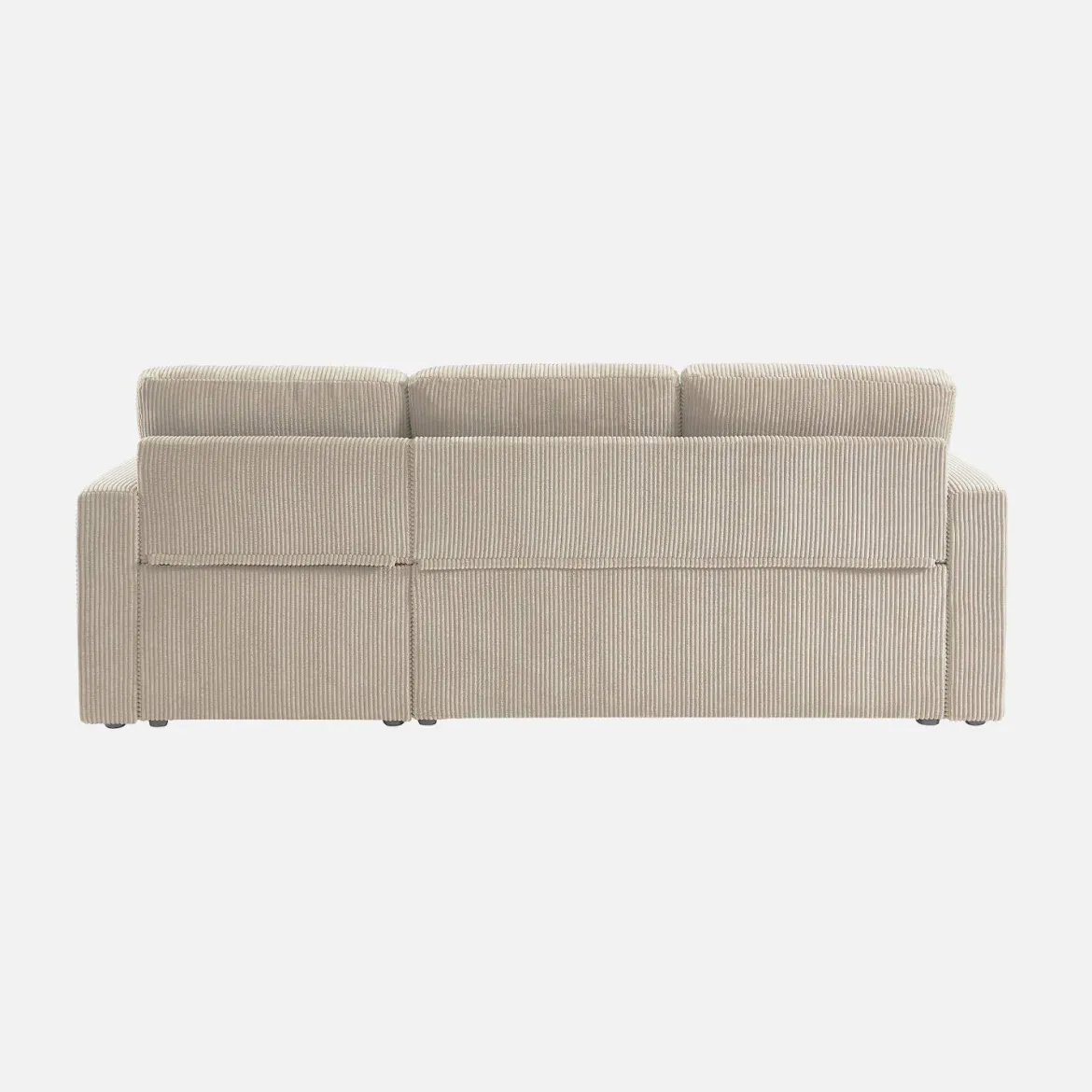 Divano letto angolare reversibile, 3 posti