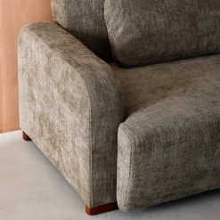 Divano letto in tessuto, 3 posti