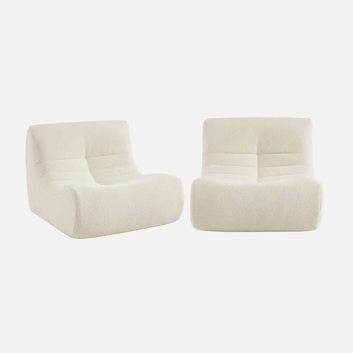 Divano modulare boucle, 2 posti