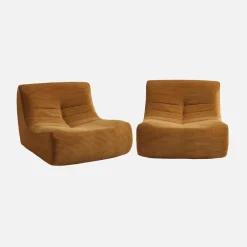 Divano modulare velluto, 2 posti