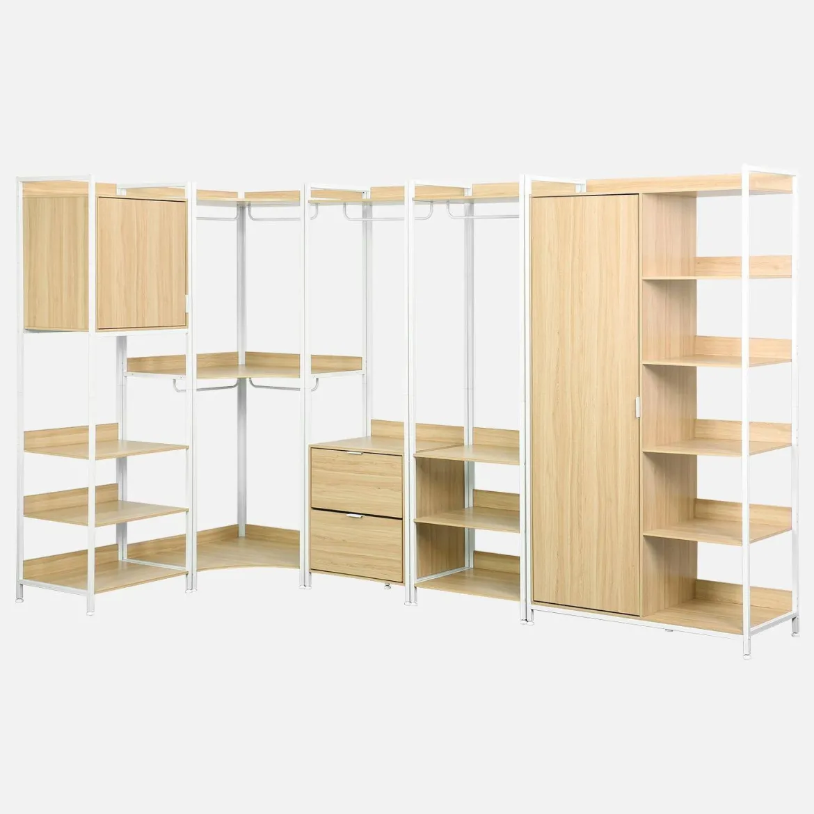 Kit armadio modulare con 5 elementi