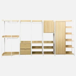 Kit armadio modulare con 5 elementi