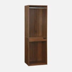 Kit armadio modulare decorazione legno 4 elementi