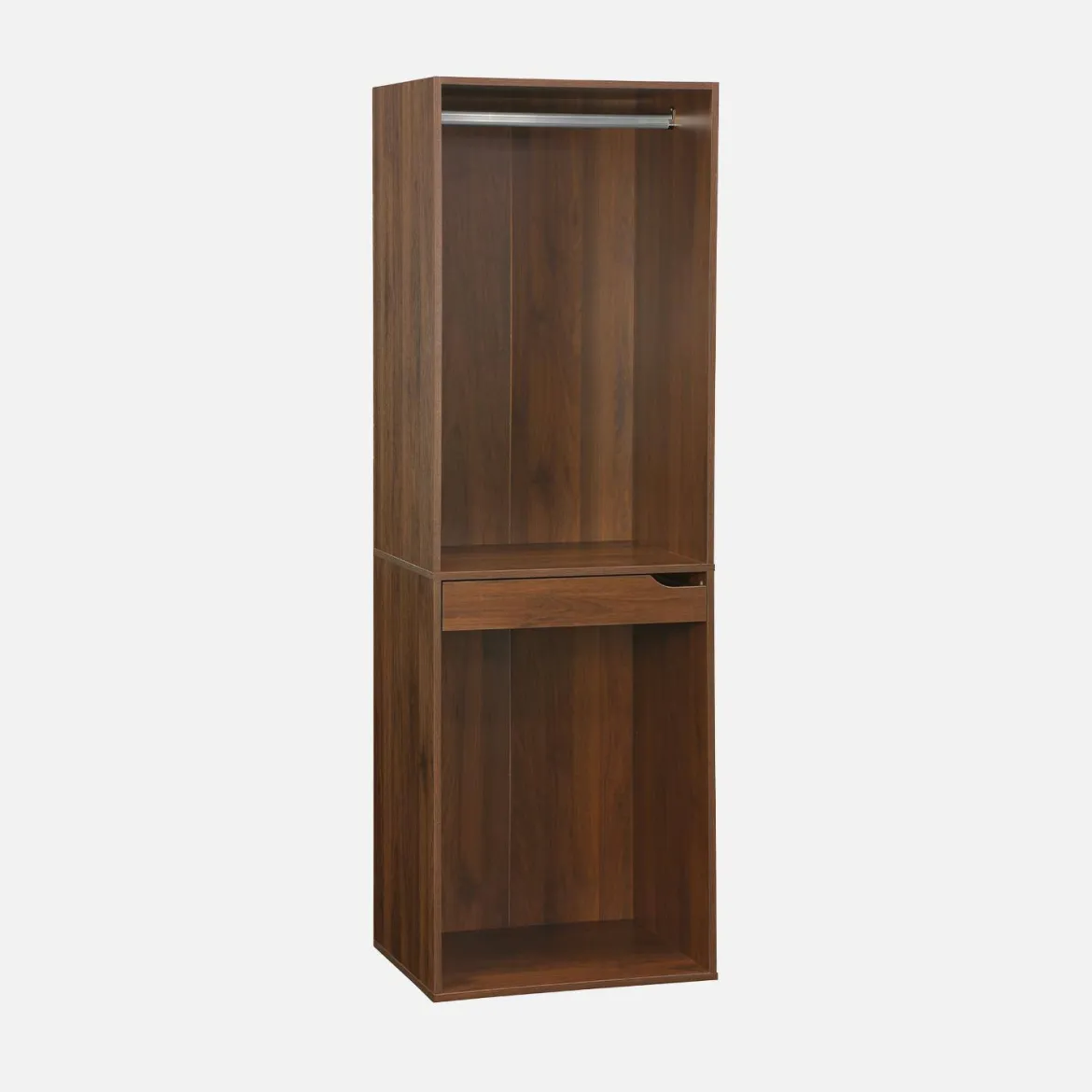 Kit armadio modulare decorazione legno 4 elementi
