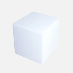 Lampada a cubo LED colore bianco con batteria ricaricabile