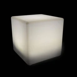Lampada a cubo LED colore bianco con batteria ricaricabile