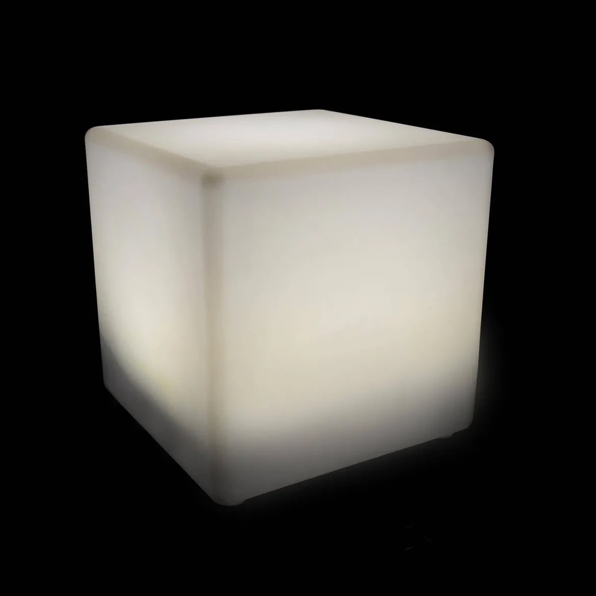 Lampada a cubo LED colore bianco con batteria ricaricabile