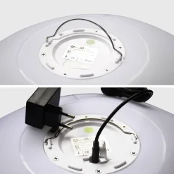 Lampada a sfera LED luce bianca con batteria ricaricabile