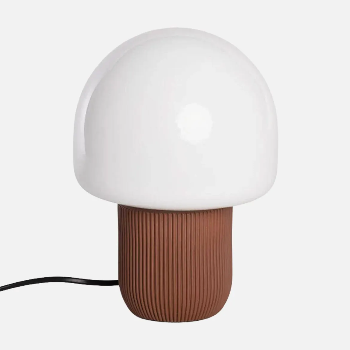 Lampada da tavolo da interno in resina e PVC, Ø18cm