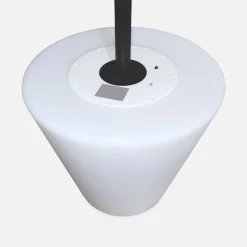 Lampada da terra colore bianco con batteria ricaricabile