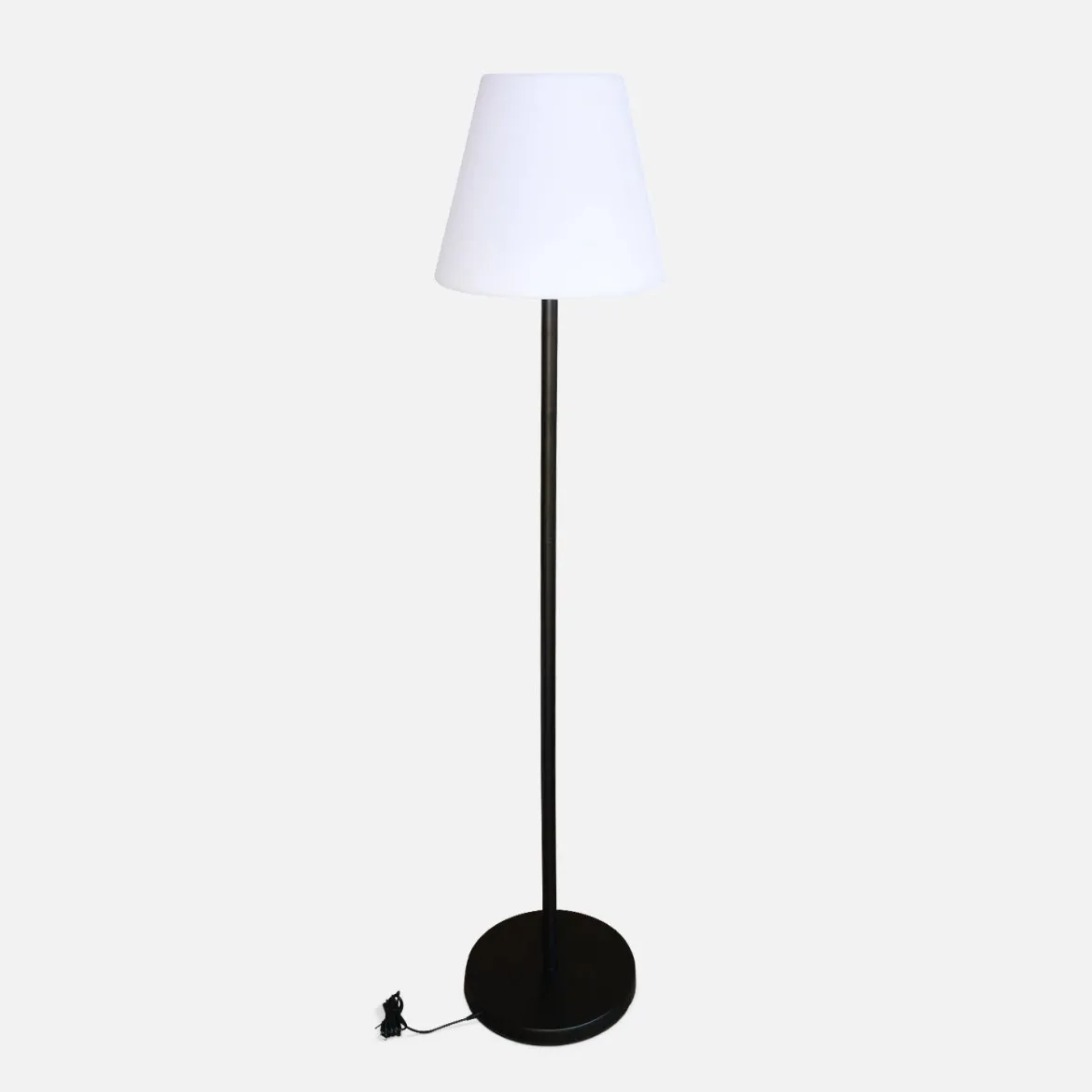 Lampada da terra colore bianco con batteria ricaricabile