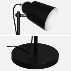 Lampada da terra per interni in metallo, 145cm