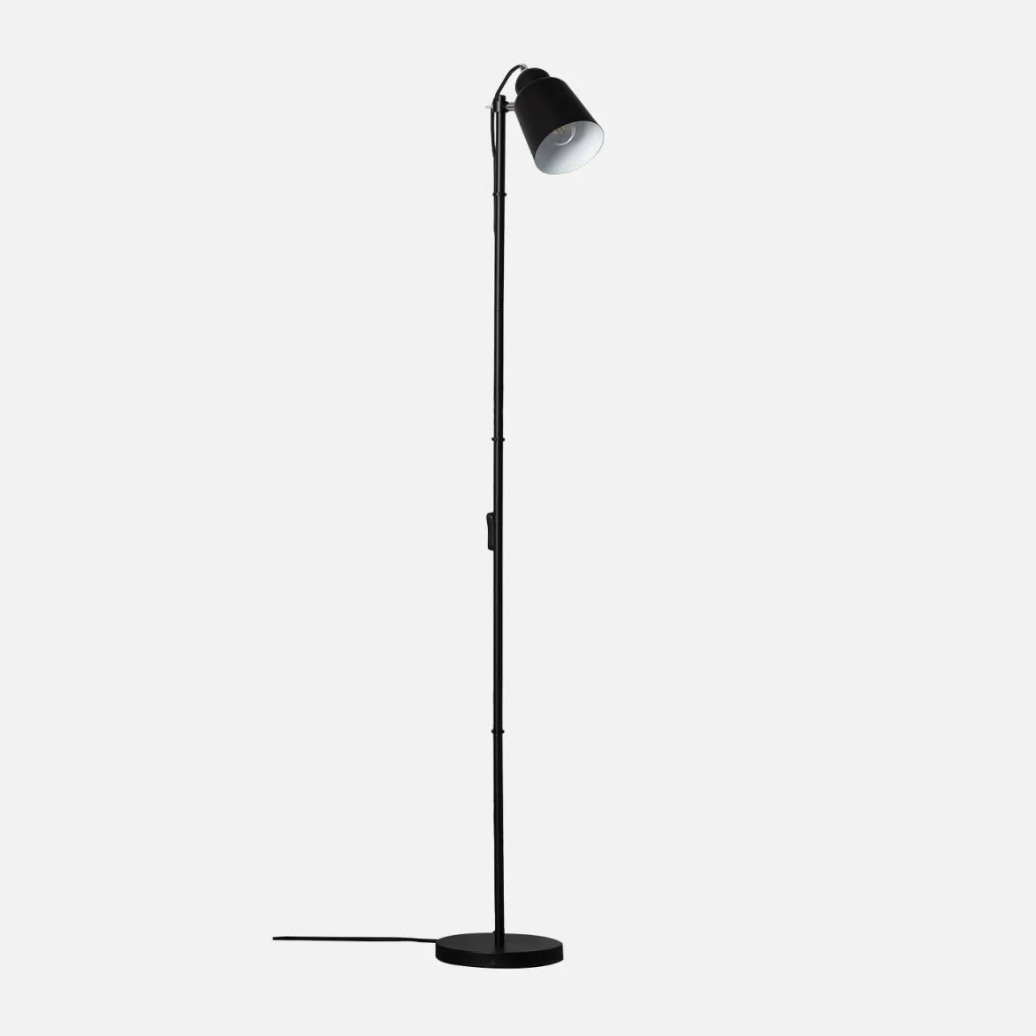Lampada da terra per interni in metallo, 145cm