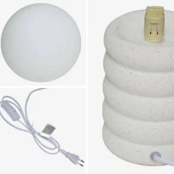 Lampada di ceramica maculata da interno