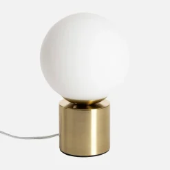 Lampada in metallo e vetro, 25cm