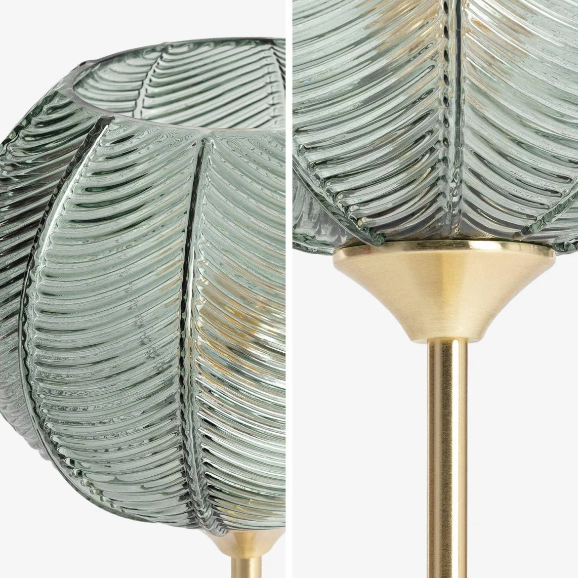Lampada in metallo e vetro, 20cm