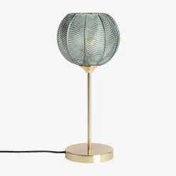 Lampada in metallo e vetro, 20cm