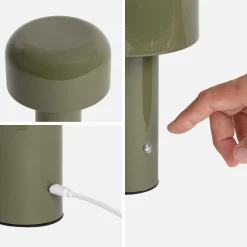 Lampada LED in metallo, 13cm