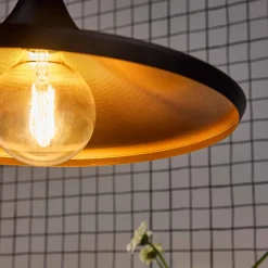 Lampada sospensione interne metallo, 35cm