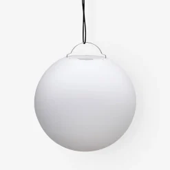 Lampada a sfera LED luce bianca con batteria ricaricabile