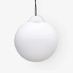 Lampada a sfera LED luce bianca con batteria ricaricabile