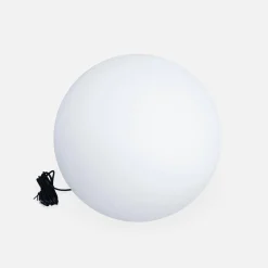Lampada a sfera LED luce bianca con batteria ricaricabile