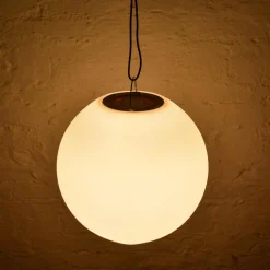 Lampada a sfera LED luce bianca con batteria ricaricabile