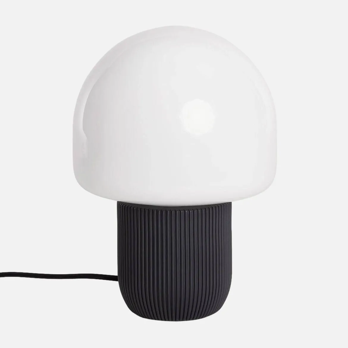 Lampada da tavolo da interno in resina e PVC, Ø18cm