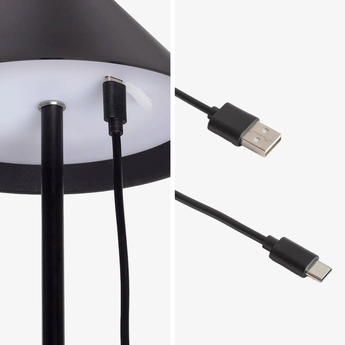 Lampada da tavolo LED senza fili, 135cm