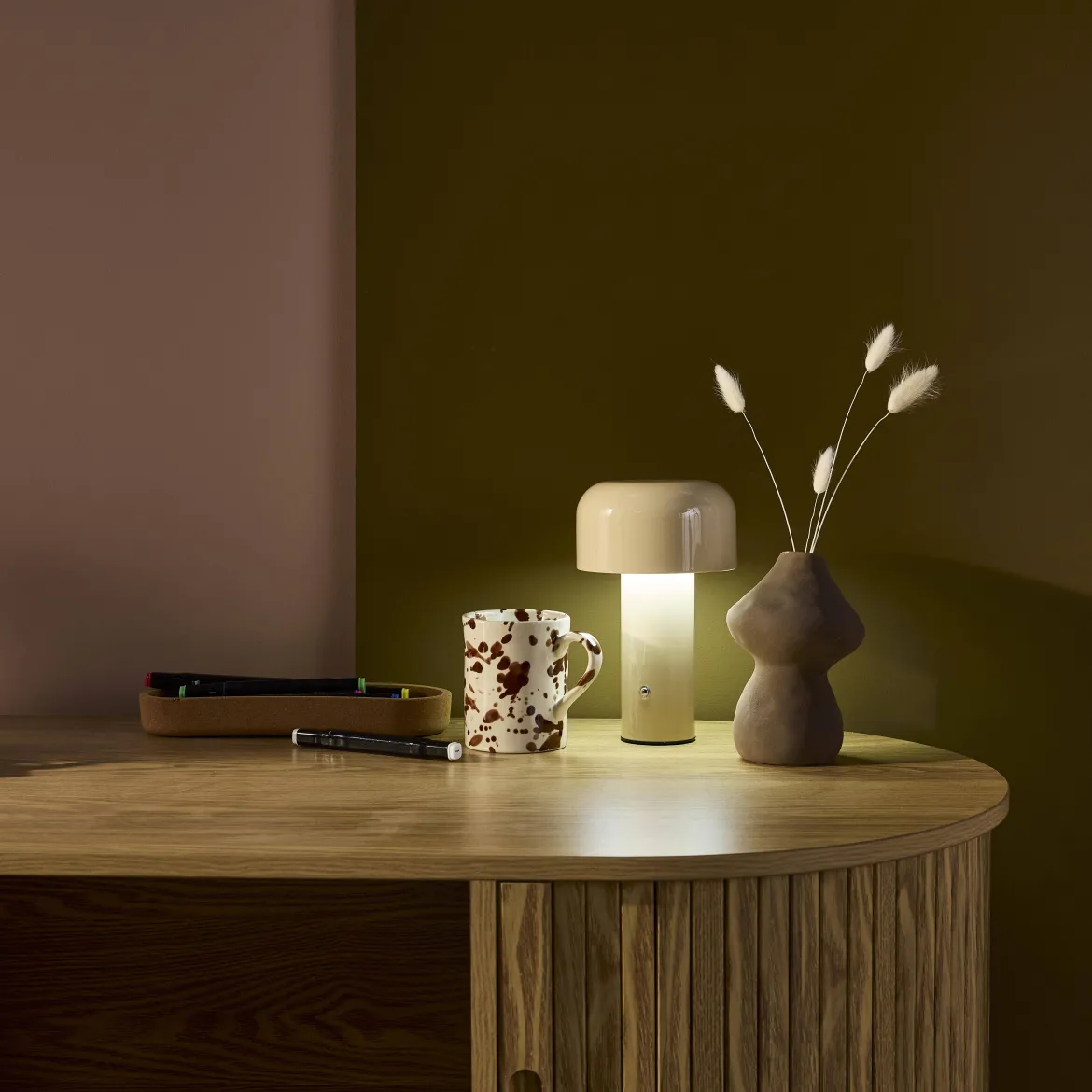 Lampada LED in metallo, 13cm