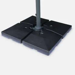 Lastra appesantita per ombrellone 51x51cm (set di 4)