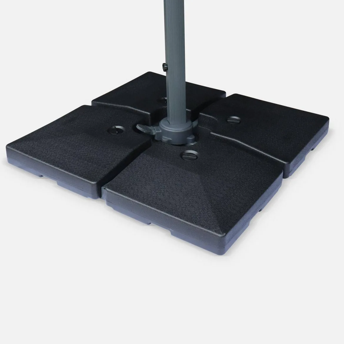 Lastra appesantita per ombrellone 51x51cm (set di 4)