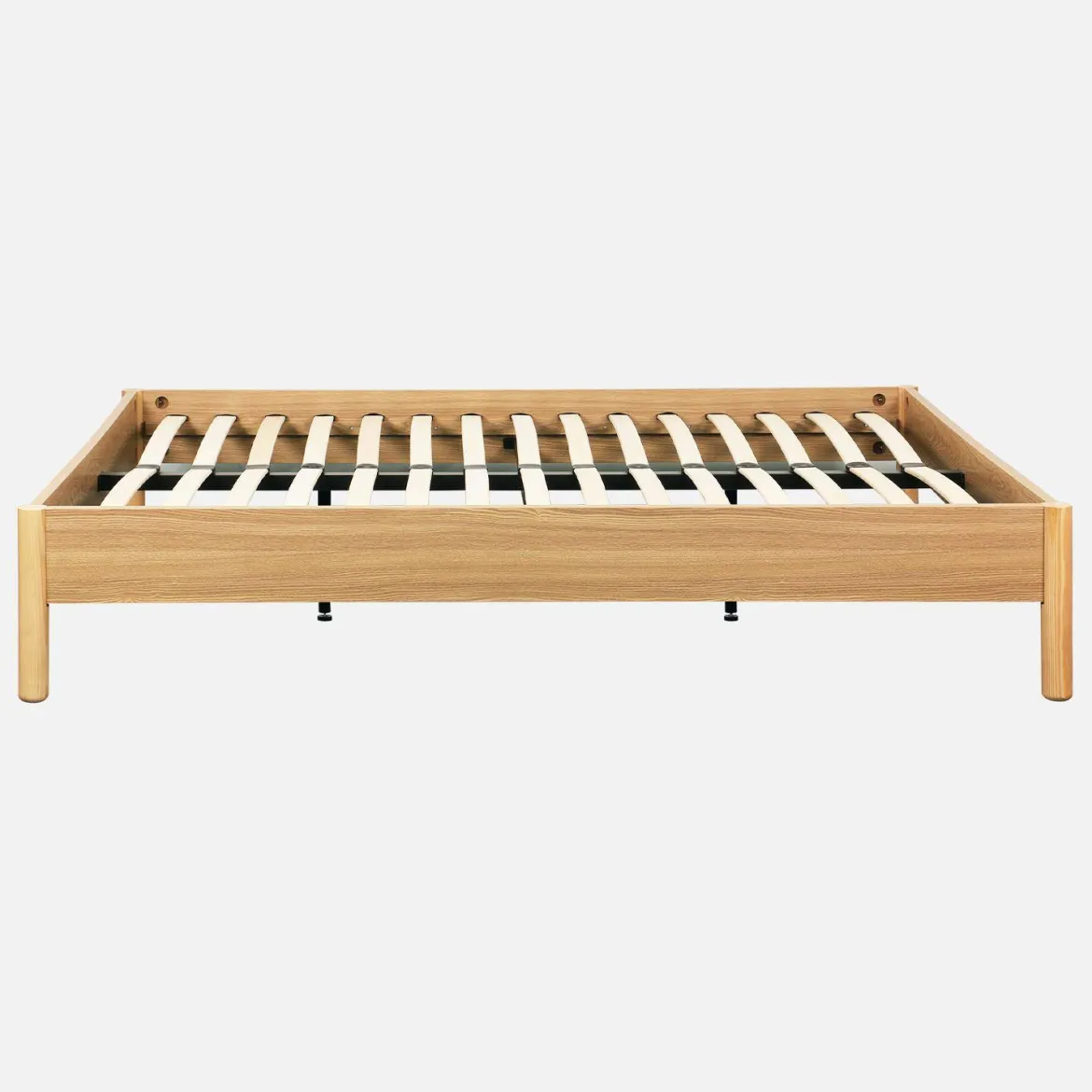 Letto con rete a doghe 160x200cm decorazione legno