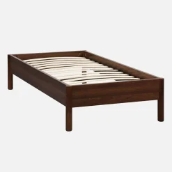 Letto con rete a doghe 90x190cm decorazione legno
