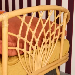 Letto per bambini esotico rattan, 90cm